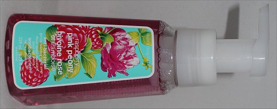 Bath and Body Works Raspberry Pink Peony Hand Soap Review & Pictures