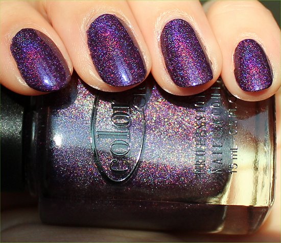 Color Club Purple Holo Polish Wild At Heart Swatch & Review