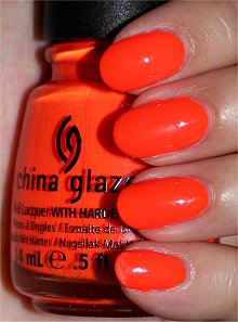 China Glaze Orange Knockout Swatches & Review