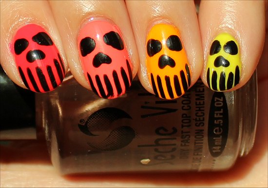 Neon-Skeleton-Skull-Nails-Nail-Art-Pics