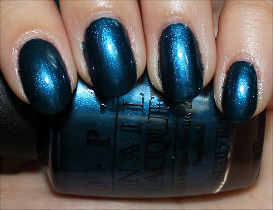 OPI Germany Collection Unfor-Greta-bly Blue Swatch & Review