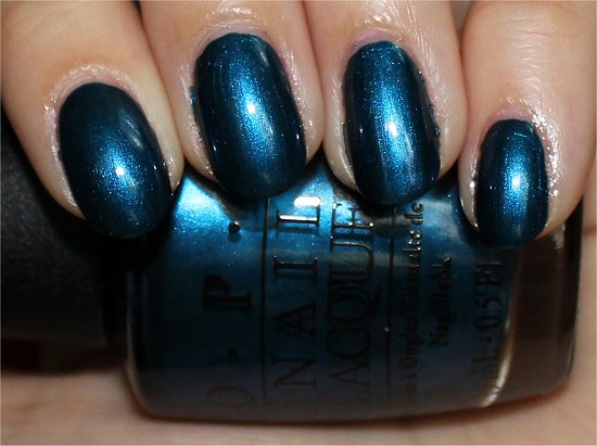 OPI Unfor-Greta-bly Blue Review