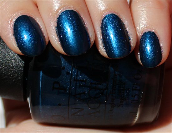 OPI Unfor-Gretably Blue Swatch & Review