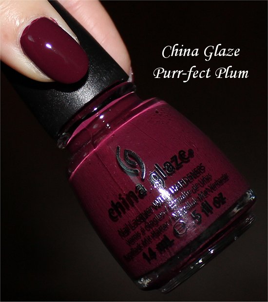 China Glaze Purr-fect Plum On Safari