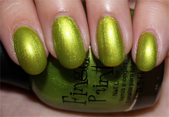 Guggen I'm Lime by FingerPaints Swatches & Review