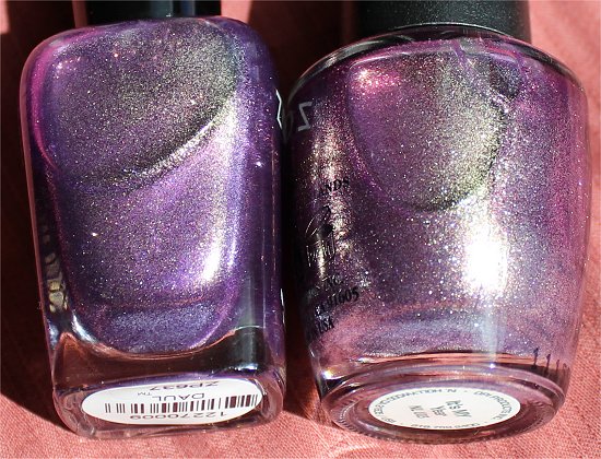 OPI It's My Year vs Zoya Daul Comparison Photographs