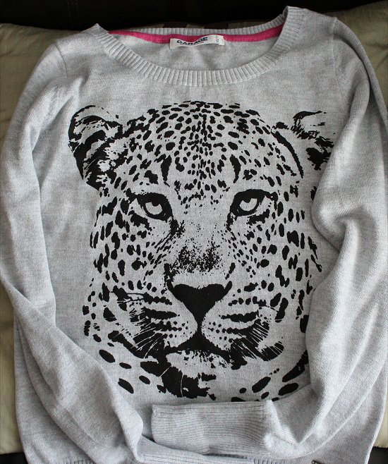 Garage Clothing Cheetah Sweater