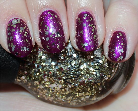 Nicole by OPI Kissed At Midnight Swatch, Review & Photos