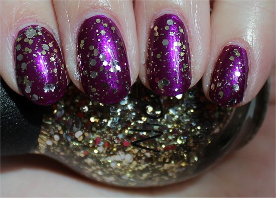 Nicole by OPI Kissed At Midnight Swatch & Review