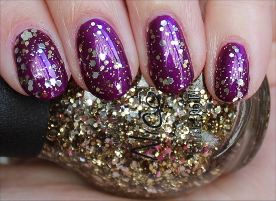 Nicole by OPI Kissed at Midnight Swatch Selena Gomez Collection Swatches