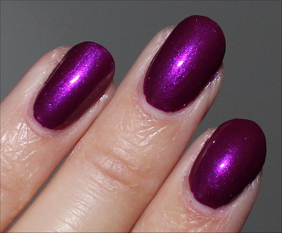 Nicole by OPI Pretty in Plum Swatches & Review