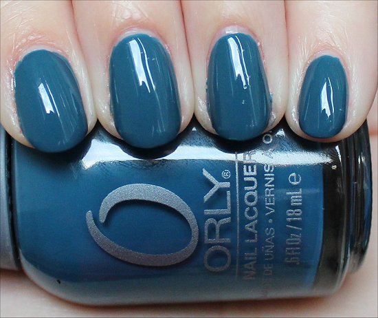 Orly Sapphire Silk Swatch & Pictures