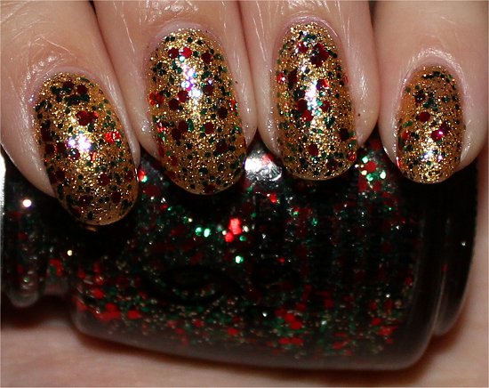 Party Hearty China Glaze Swatches Christmas Nail Polish