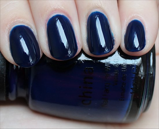 China Glaze Calypso Blue Swatch & Review