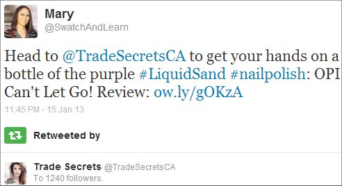 Trade Secrets SwatchAndLearn OPI Cant Let Go