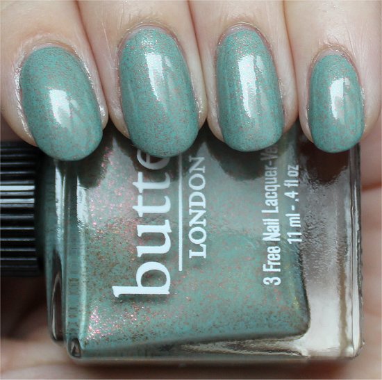 Two Fingered Salute Butter London Nail Polish Swatches