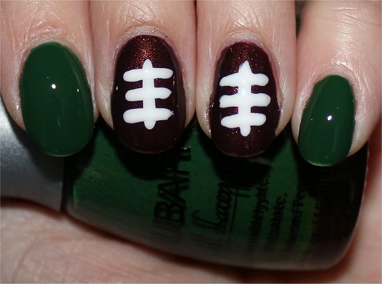 Easy Nail Art Football Nails