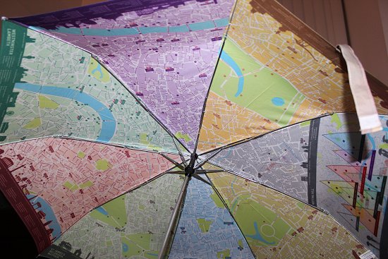 Fulton London Map Umbrella