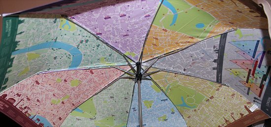 Fulton Umbrella London Map