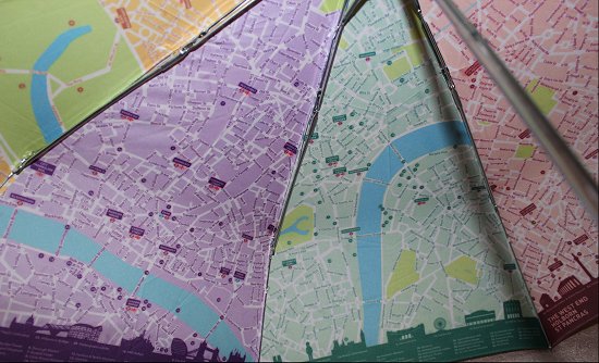 Fulton Umbrella Map of London