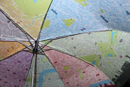 Fulton Umbrellas Map of London Umbrella