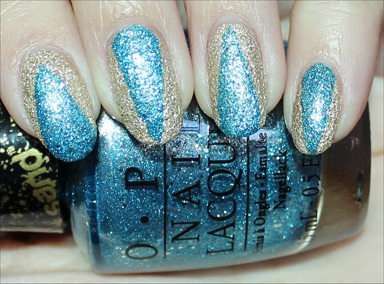 OPI Honey Ryder OPI Tiffany Case Liquid Sand Nail Art