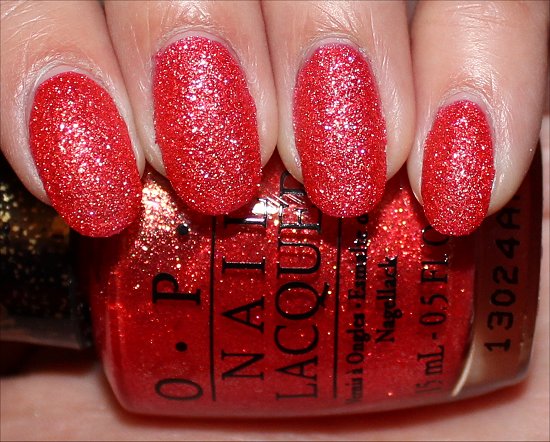 OPI Jinx Bond Girls Liquid Sand Swatches & Review