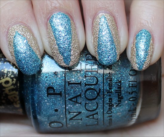 OPI Liquid Sand Nail Art Scotch Tape Manicure