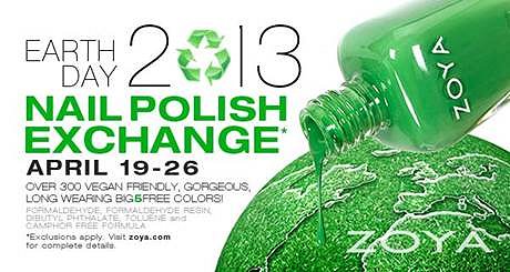 Zoya Earth Day Nail Polish Exchange 2013