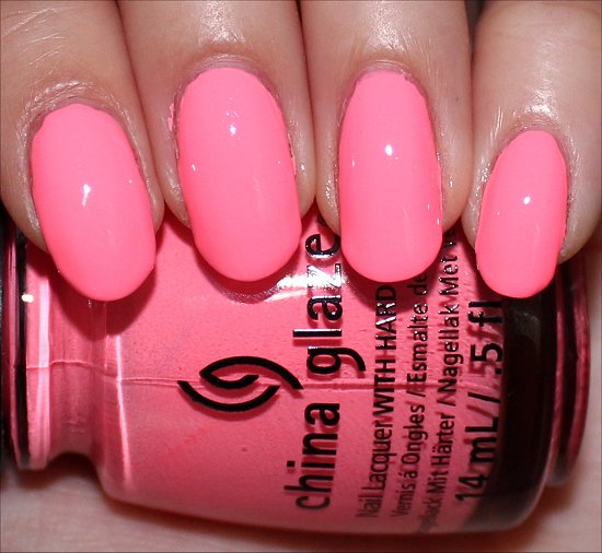 Neon & On & On by China Glaze Sunsational Swatches Swatch