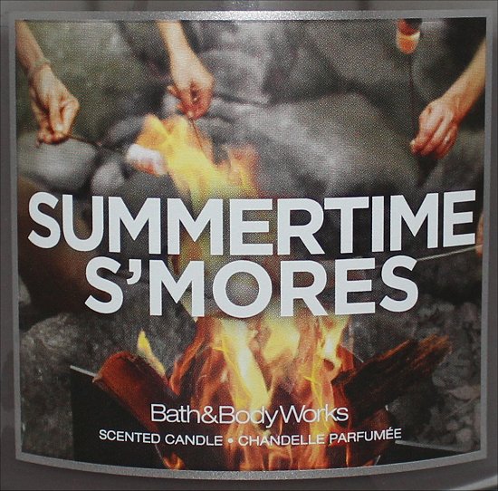 Bath & Body Works Summertime Smores Candle Review & Pictures