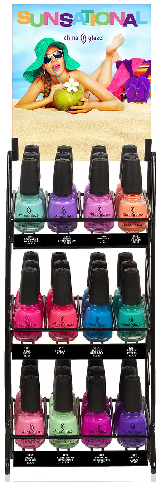 China Glaze Sunsational Collection 36 Piece Set