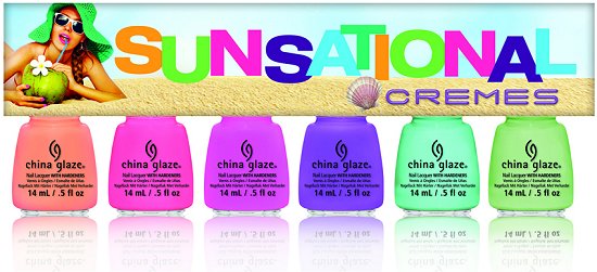 China Glaze Sunsational Collection Cremes