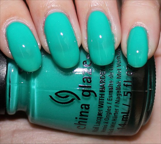 China Glaze Sunsational Collection Swatches Keepin' It Teal Swatch