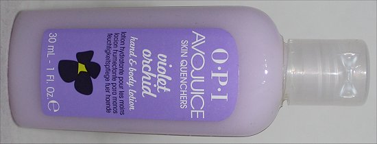 OPI Avojuice Violet Orchid Hand & Body Lotion Review & Photos