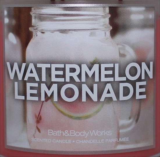 Bath & Body Works Watermelon Lemonade Scented Candle Review & Pictures