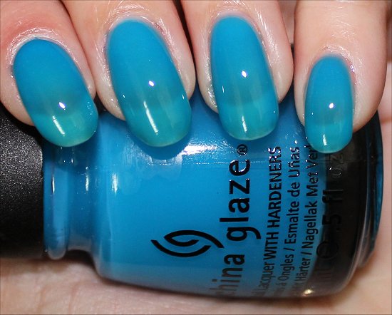 Isle See You Later China Glaze Sunsational Collection Swatches