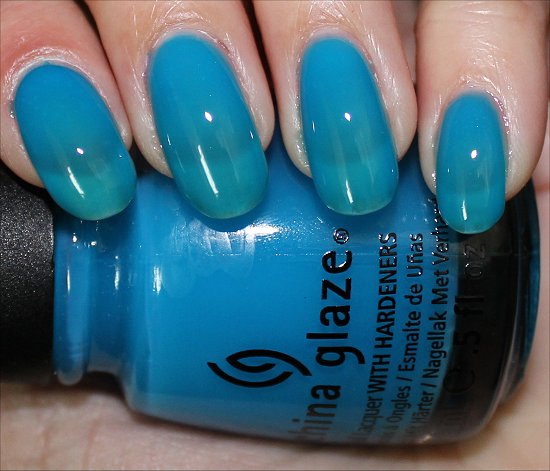 Isle See You Later China Glaze Sunsational Swatch