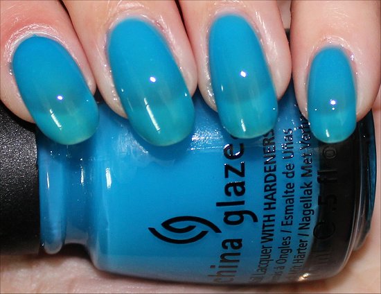 Isle See You Later China Glaze Sunsational Swatches