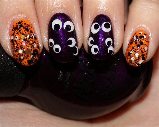 Easy Hallowe'en Nails Nail Art Manicure