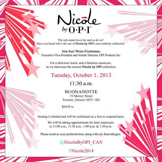 Nicole by OPI Carrie Underwood Invitation