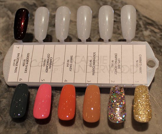 Nicole by OPI Carrie Underwood Swatches