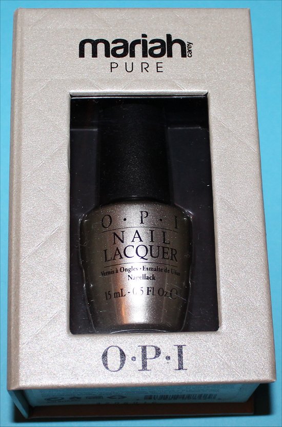 OPI Mariah Carey Pure 18K White Gold & Silver Top Coat