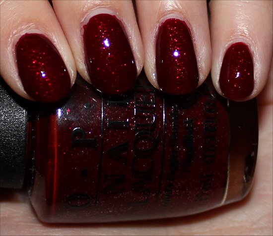 OPI Mariah Carey Holiday Underneath the Mistletoe Swatches