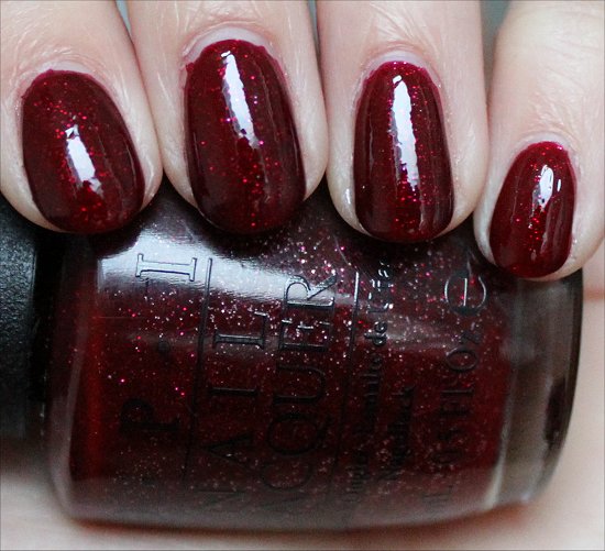 OPI Underneath the Mistletoe Swatch & Review