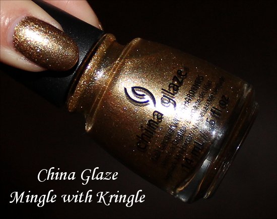 China Glaze Mingle with Kringle Pictures & Swatch