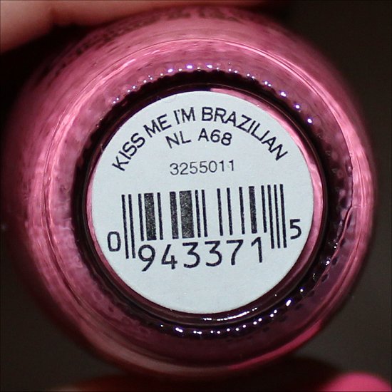 Kiss Me I'm Brazilian OPI Brazil Collection