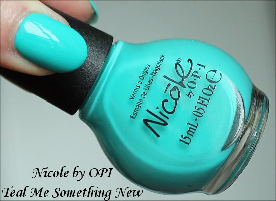 Nicole by OPI 2014 Teal Me Something New