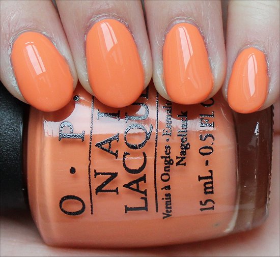 OPI Where Did Suzi's Man-Go Swatch OPI Brazil Collection Swatches