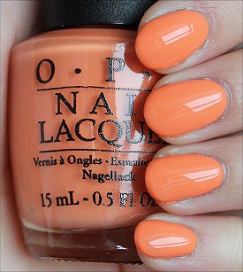 OPI Where Did Suzi's Man-Go Swatches & Review